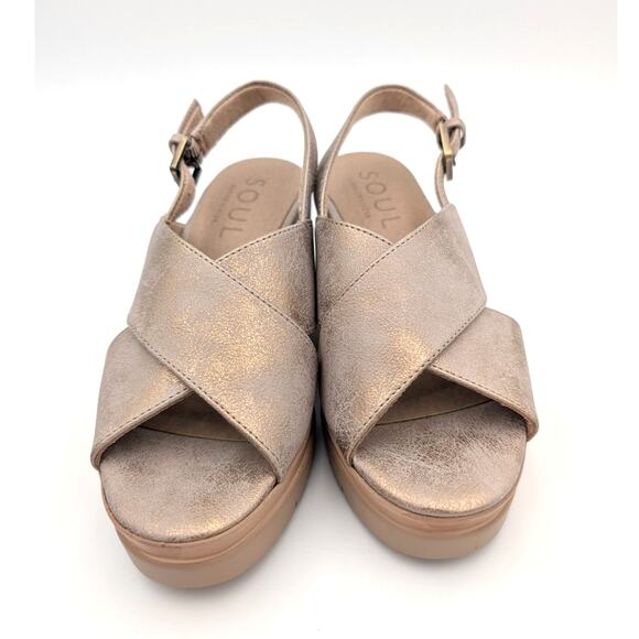 Soul Naturalizer Goodtimes Slingback Wedge Sandals Women's Size US6M EU36 - Picture 2 of 10